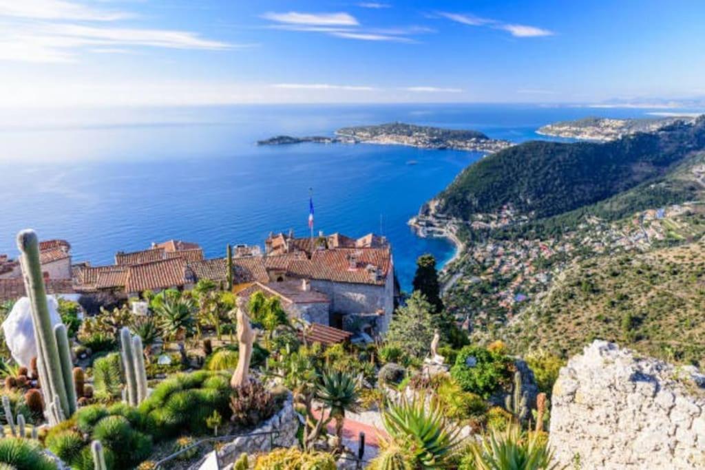 Studio Au Calme, Avec Terrasse Et Parking A Eze Village المظهر الخارجي الصورة